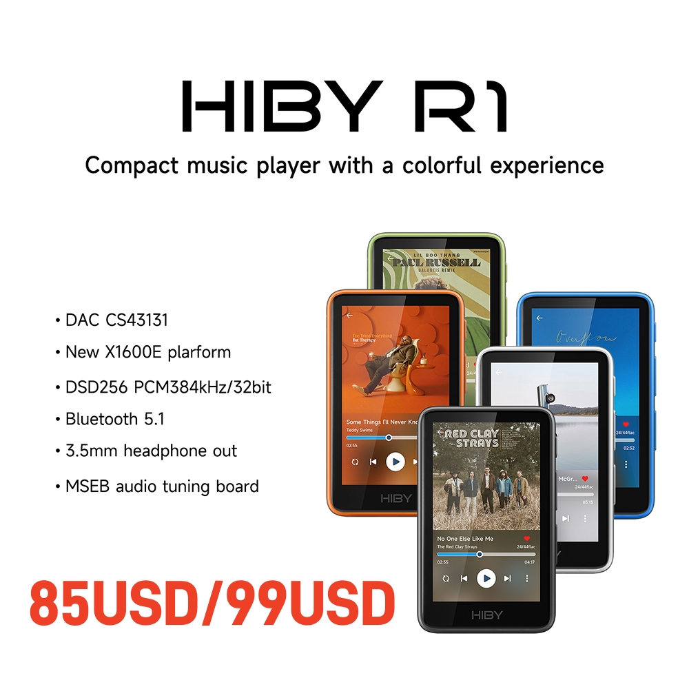 Audio Music Web - HiBy R1 HiFi аудиоплеер MP3 USB