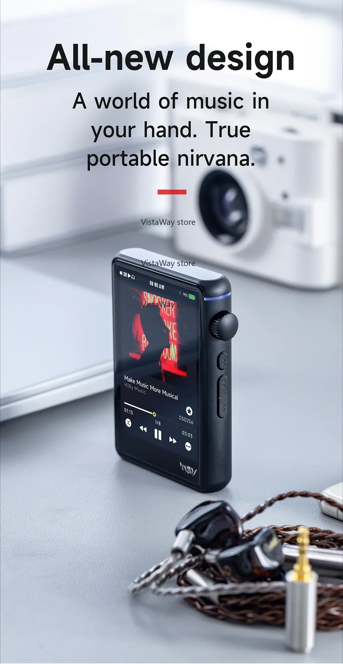 Audio Music Web - Музыкальный плеер Bluetooth Wi-Fi MP3 HiFi