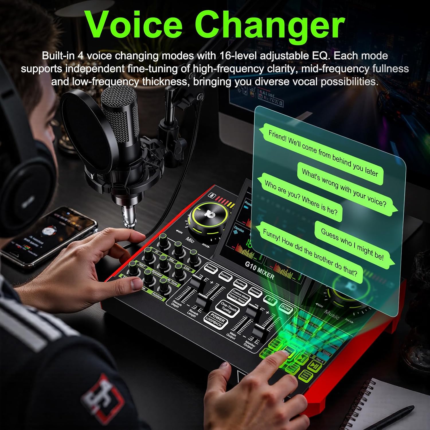 Аудиоинтерфейс Tenlamp G10 для – обзор и цена Audio Music Interface