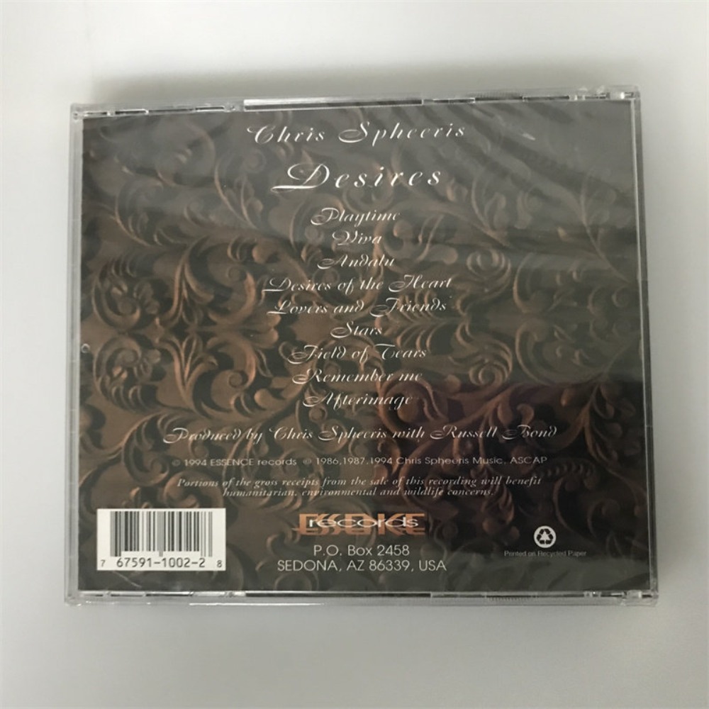 CD «Desires» Криса Спириса, му – обзор и цена Audio Music For
